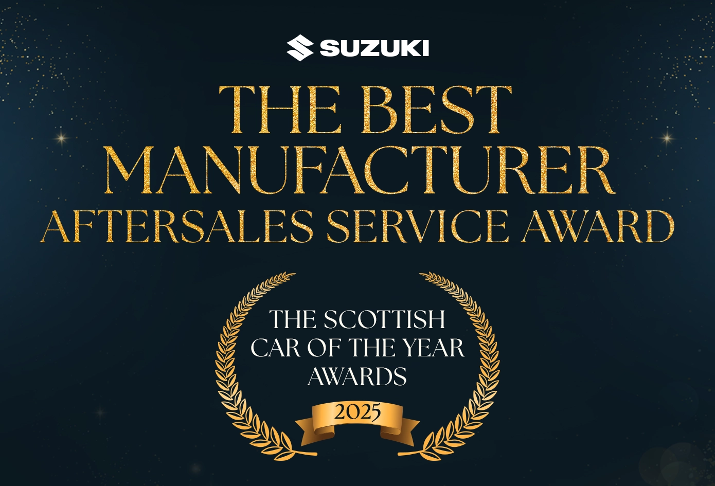 Suzuki Recognised for Outstanding Aftersales Service at Scottish Car of the Year Awards