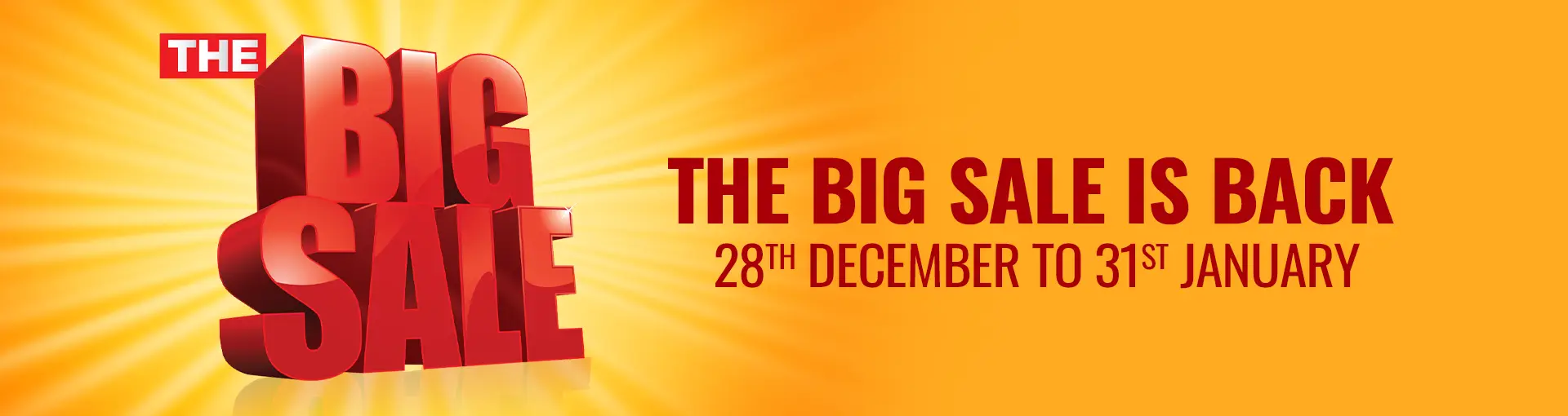 Big sale is back