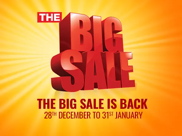 Big sale is back