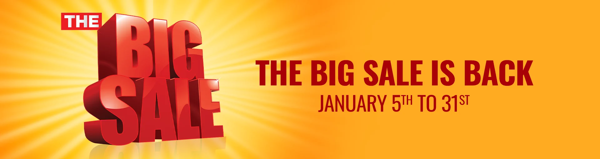 The Big Sale is back