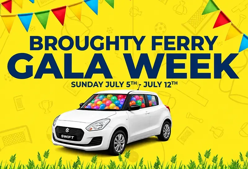 West End Motor Group Proud to Sponsor Broughty Ferry’s Legendary Window Guessing Competition During Gala Week 2026